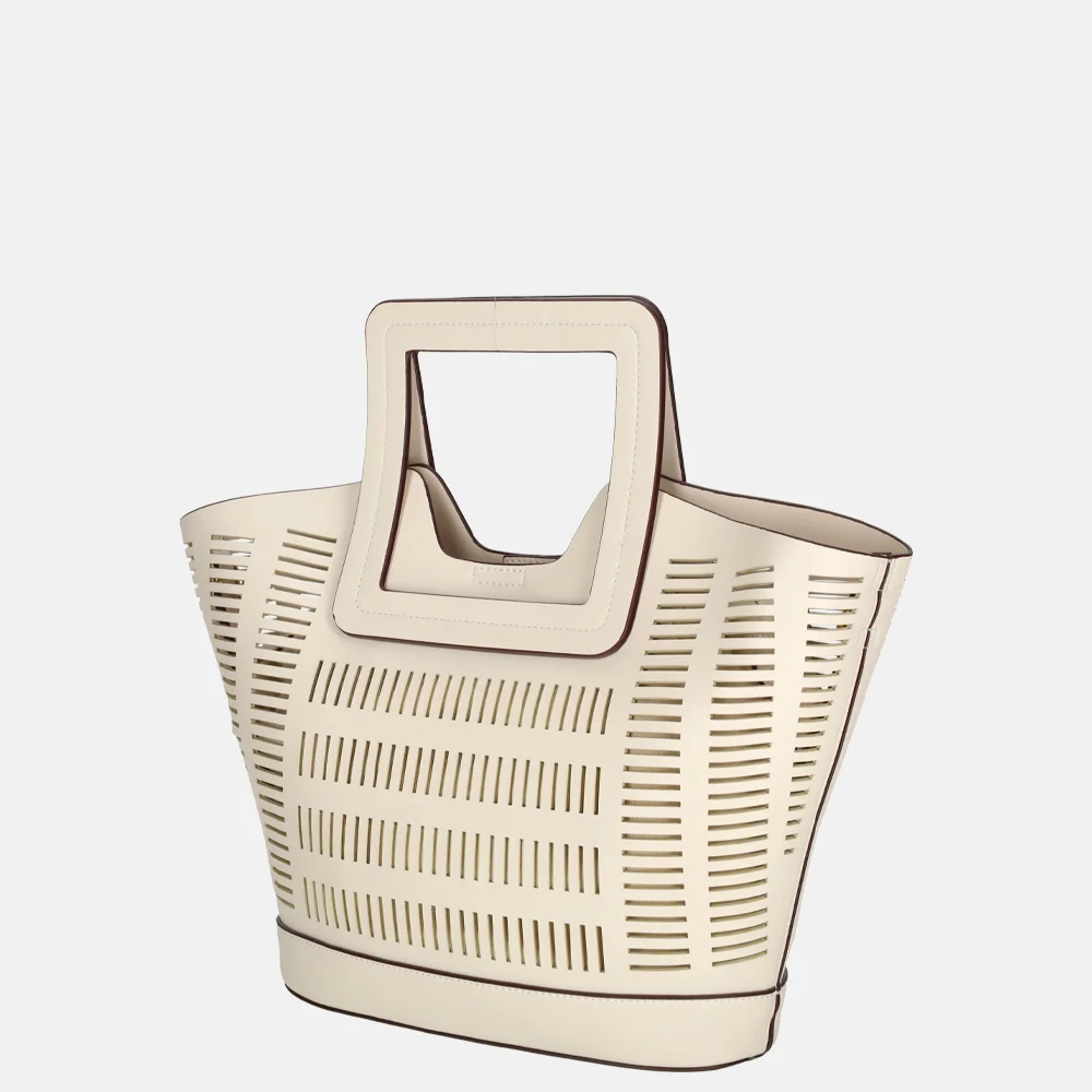 Laurent David handtas beige bij Duifhuizen