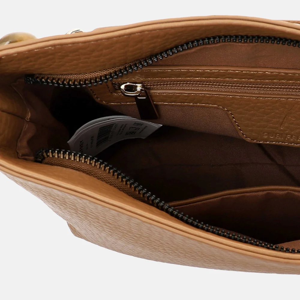 Suri Frey Jeanny schoudertas sahara bij Duifhuizen