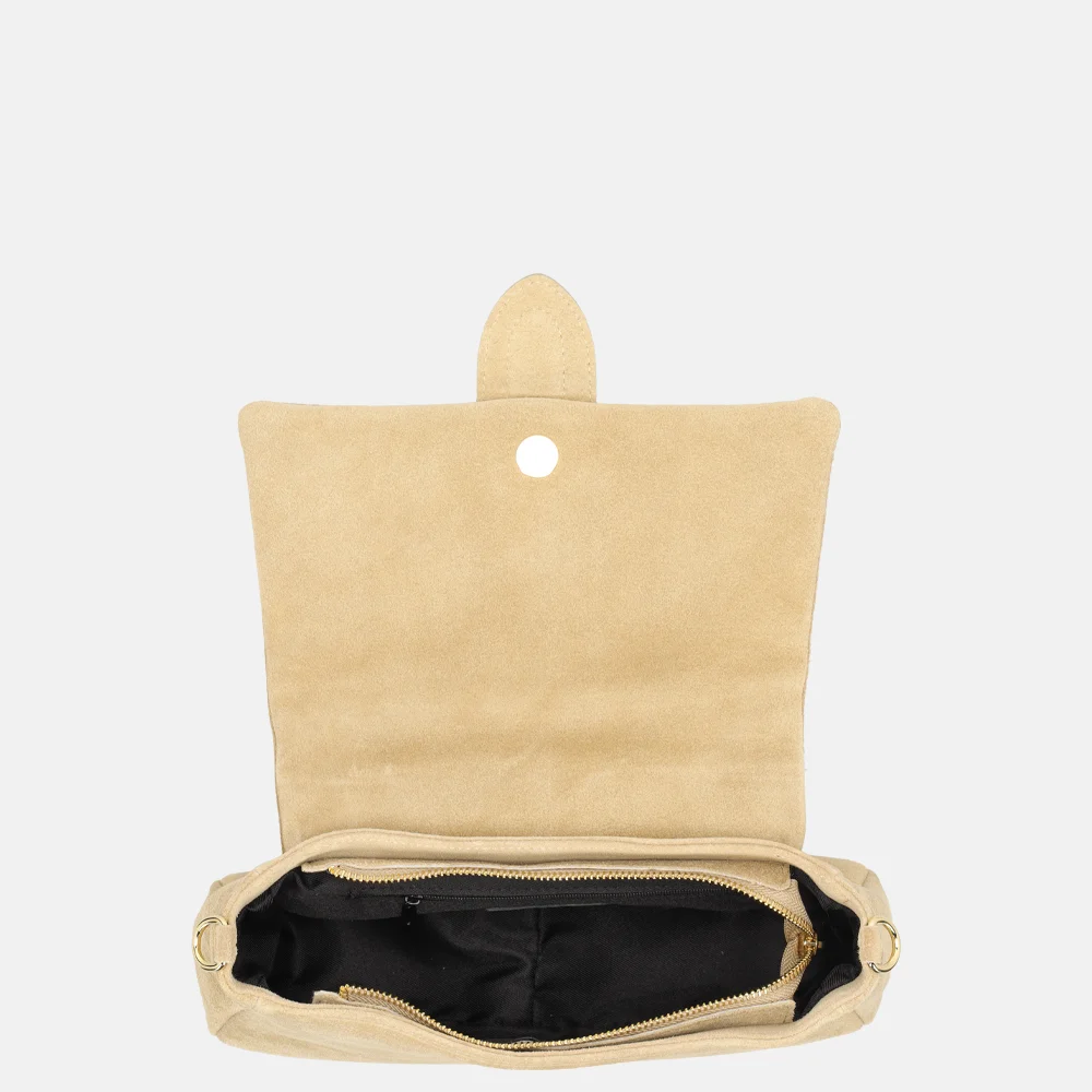 Charm London overslag schoudertas lichttaupe bij Duifhuizen