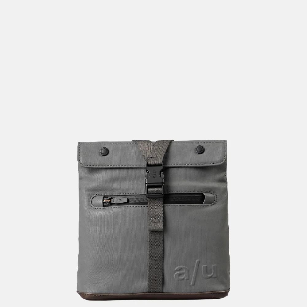 Aunts and Uncles Japan Tsu crossbody tas/heuptas pewter bij Duifhuizen