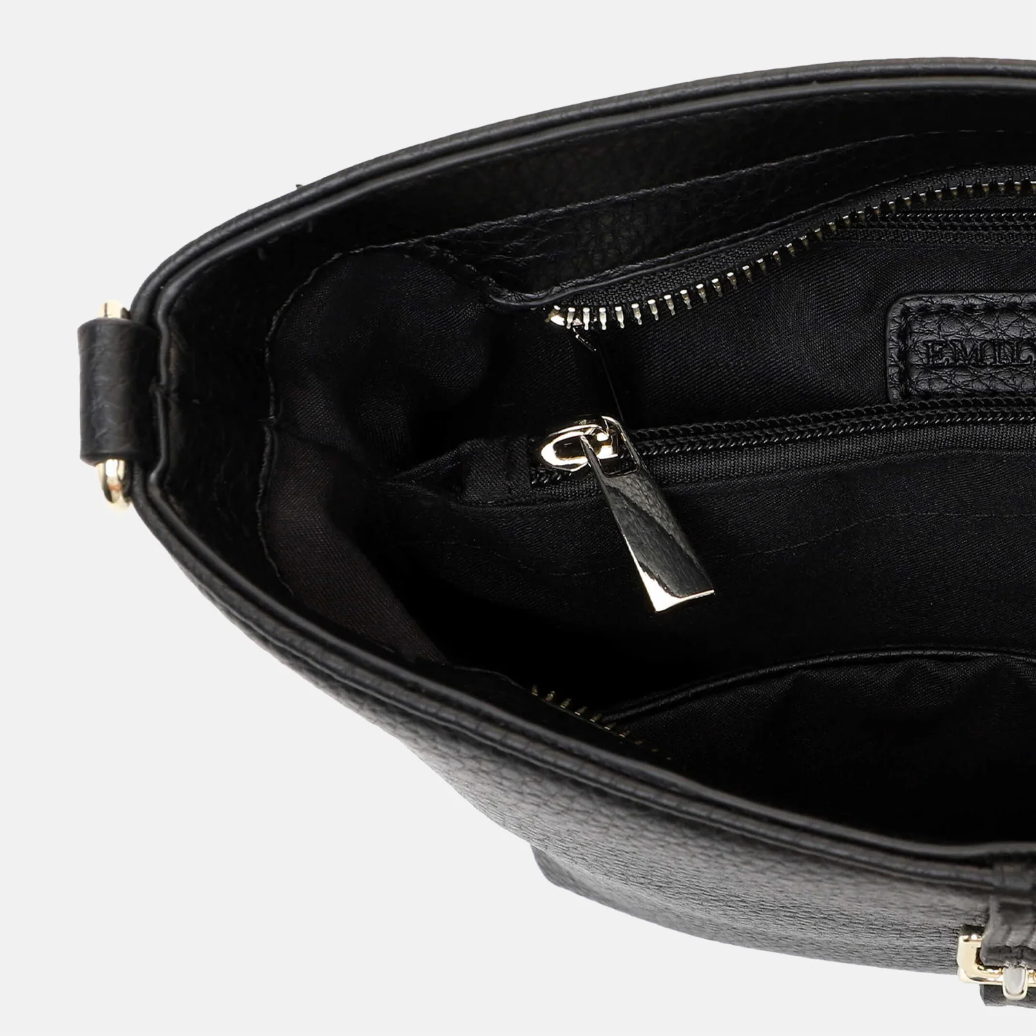 Emily & Noah Lewe crossbody tas black bij Duifhuizen