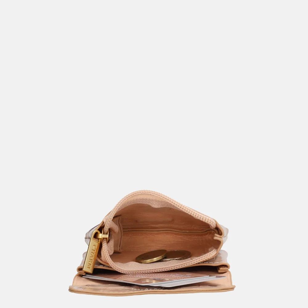 Charm London Knightbridge portemonnee S oudroze bij Duifhuizen