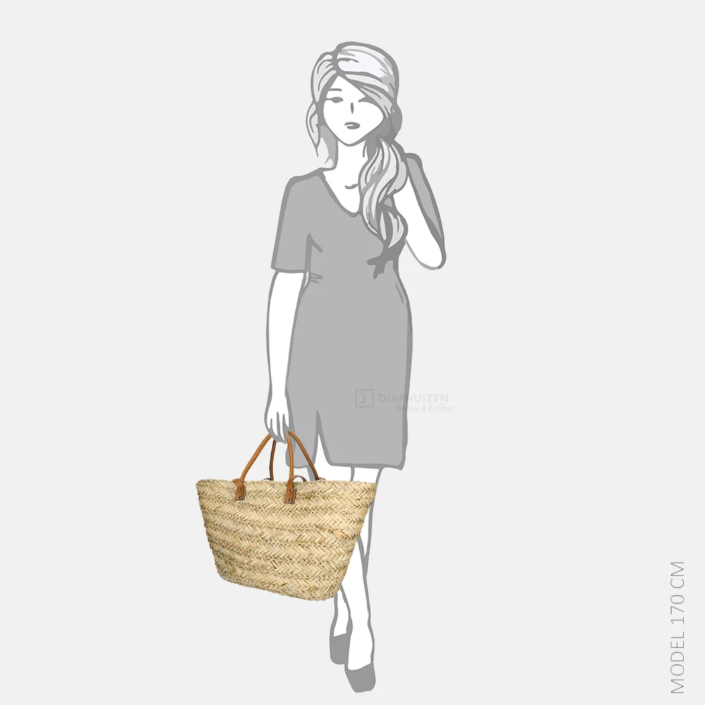 Duifhuizen riet shopper XL naturel bij Duifhuizen