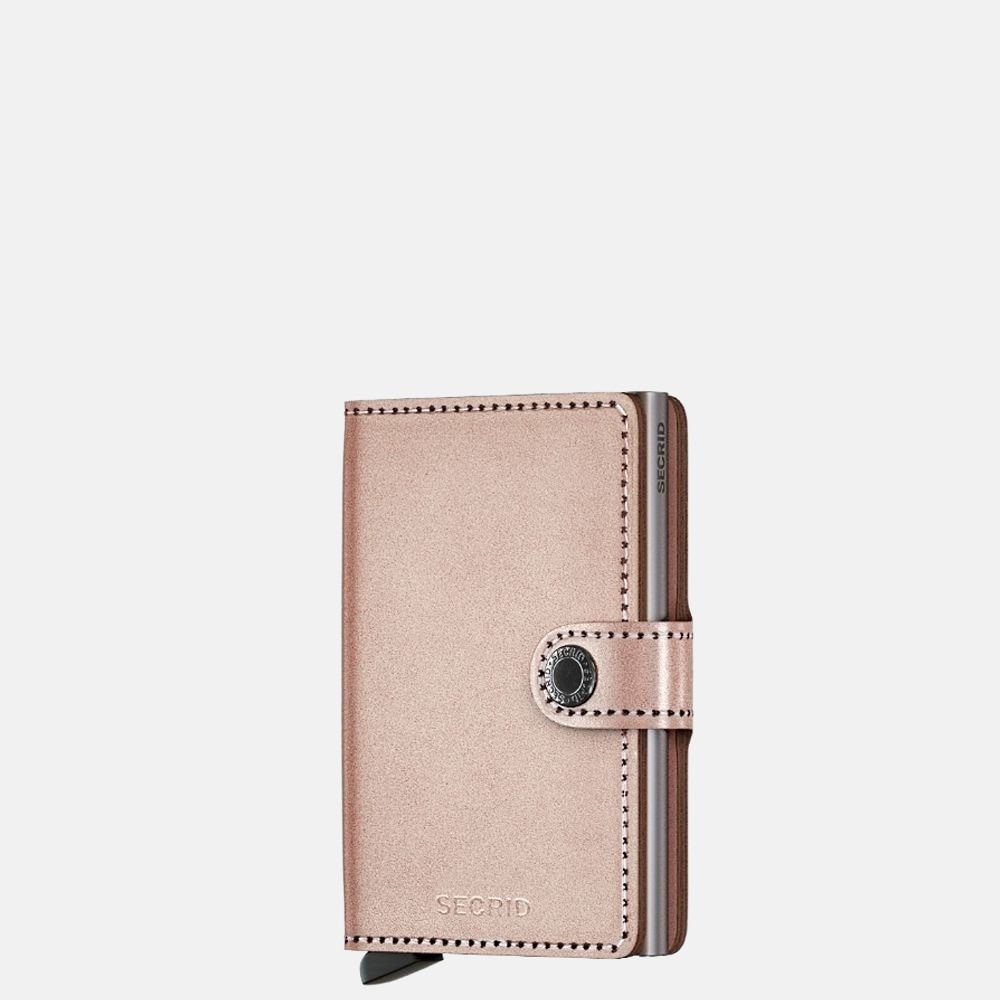 Secrid Miniwallet pasjeshouder metallic rose bij Duifhuizen