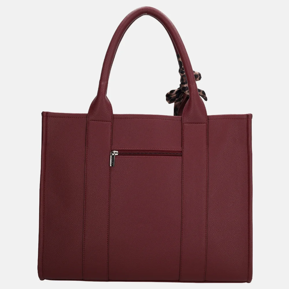 Charm London laptoptas 15 inch bordeaux bij Duifhuizen