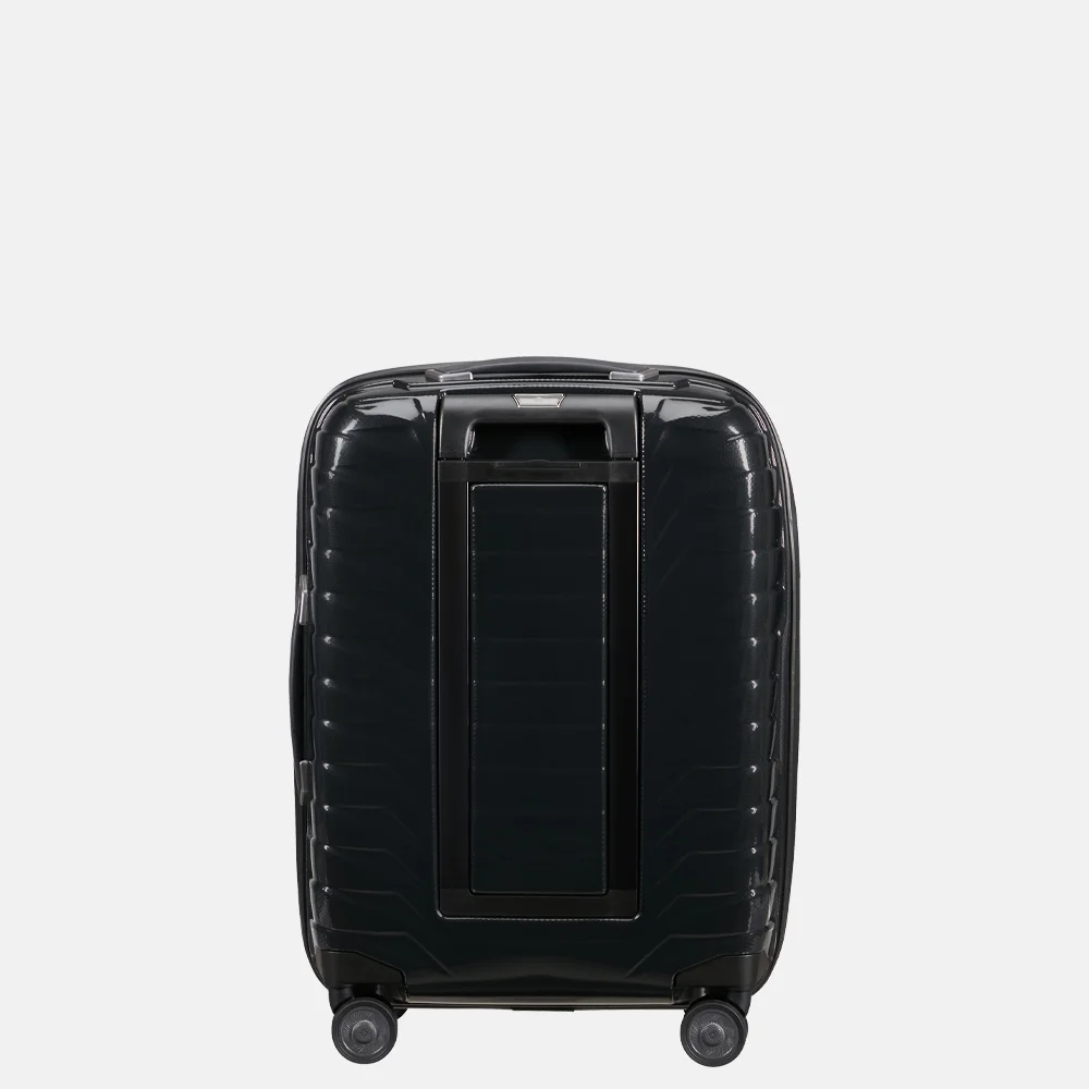 Samsonite Proxis frontpocket handbagage koffer 55 cm expandable black bij Duifhuizen
