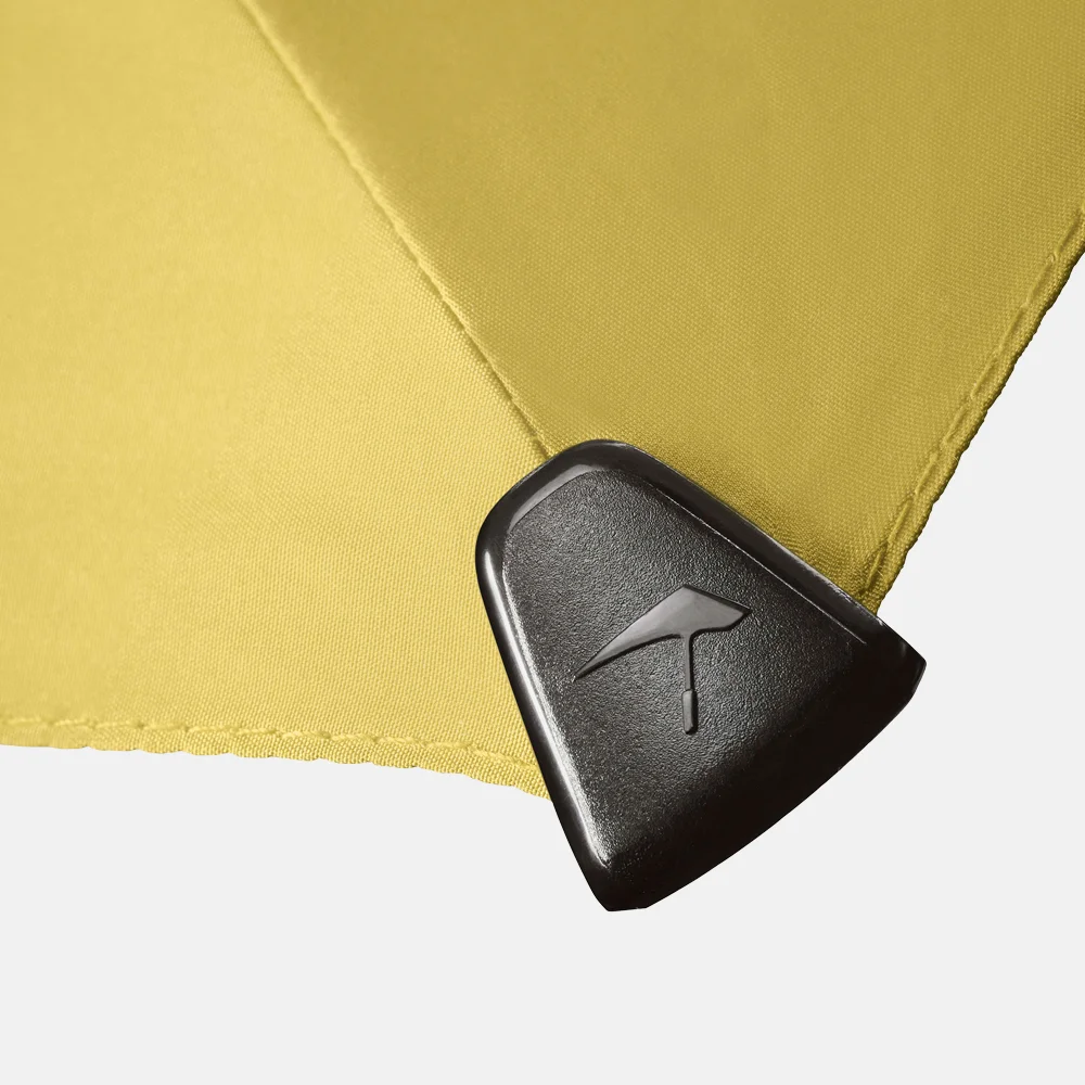 Senz automatic foldable stormparaplu dusky citron bij Duifhuizen