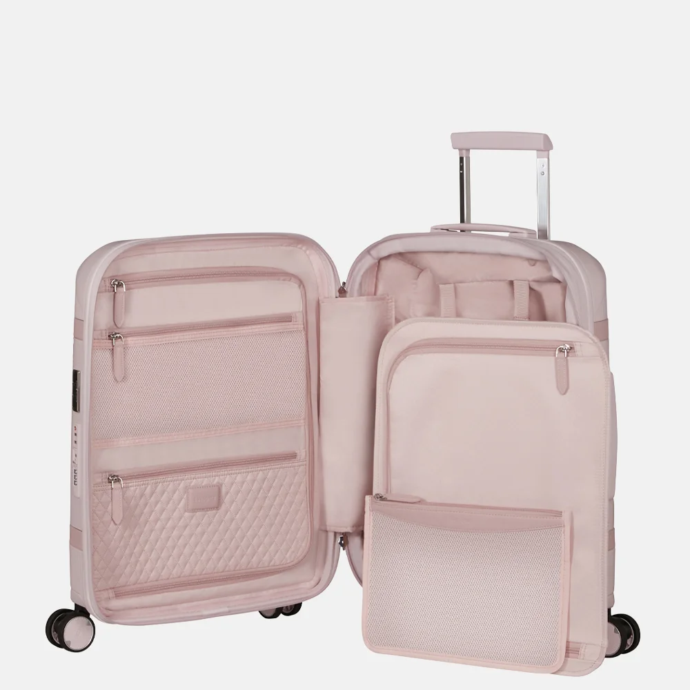 Samsonite Image Spinner handbagage koffer expendable 55 cm rose bij Duifhuizen