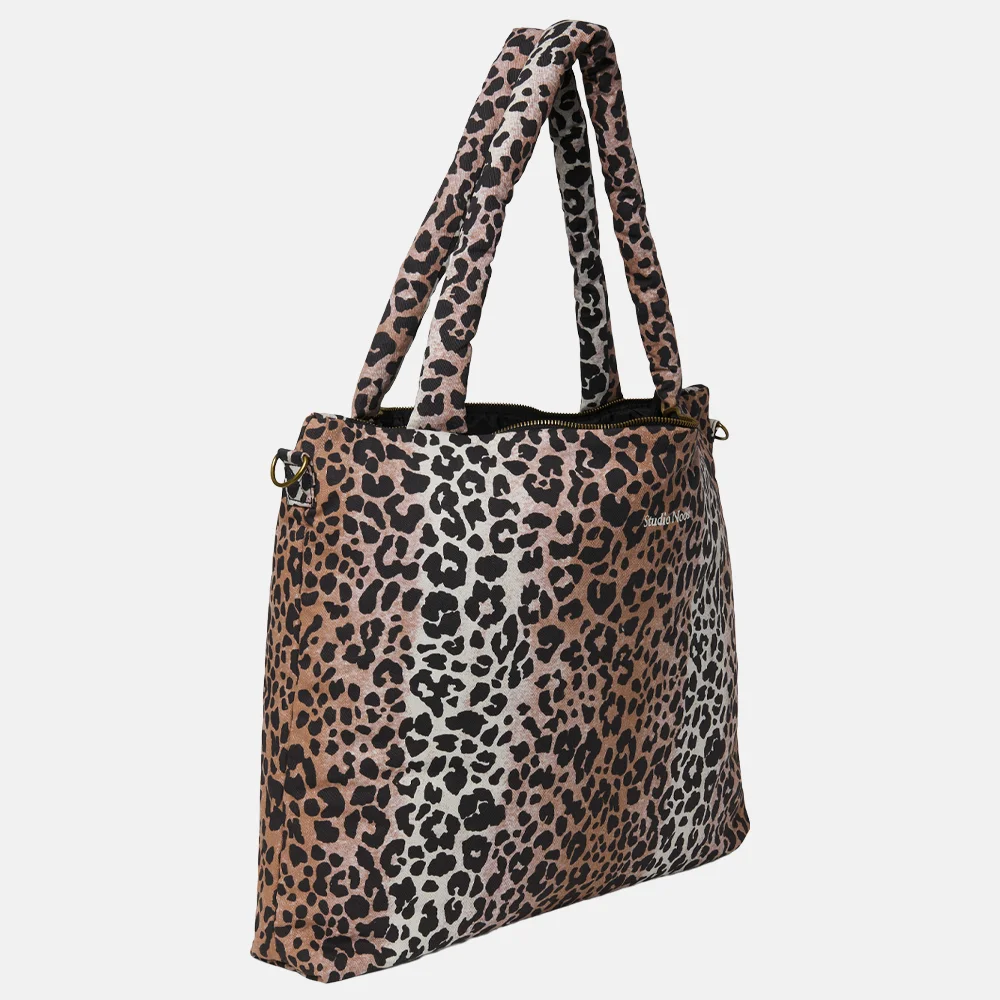 Studio Noos soft cotton luiertas hazel leopard bij Duifhuizen