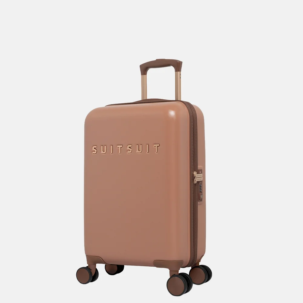Suitsuit Fab Seventies handbagage koffer 55 cm italian clay bij Duifhuizen