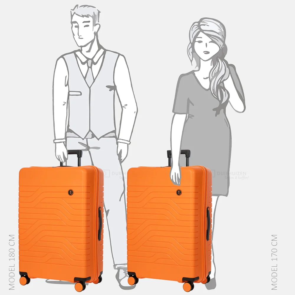 Bric's Ulisse Expandable reiskoffer 79 cm orange bij Duifhuizen