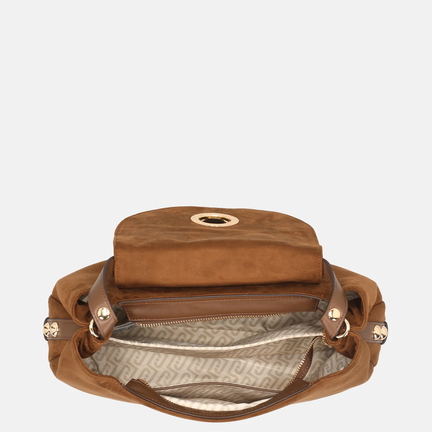 Liu Jo Gerona handtas top handle M tabacco bij Duifhuizen