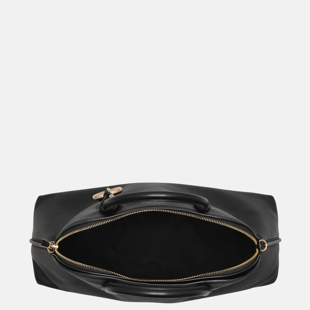 Michael Kors Freddie dome satchel handtas L black bij Duifhuizen