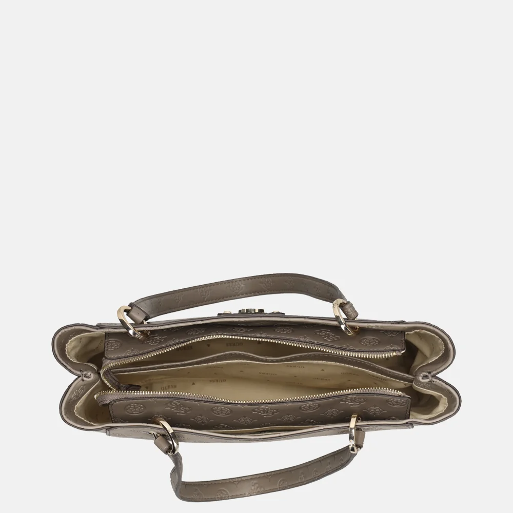 Guess shopper dark taupe bij Duifhuizen