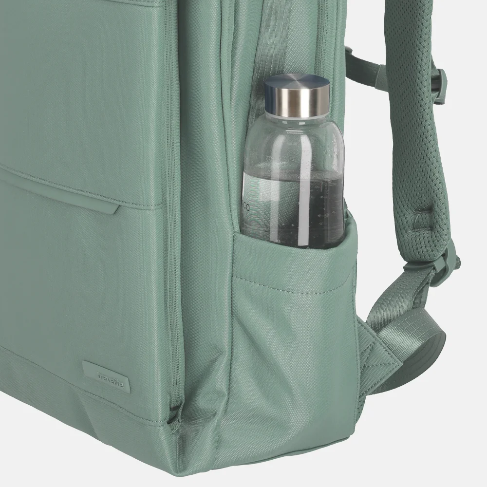 Travelite Workfloow laptoprugzak 15 inch M sage bij Duifhuizen