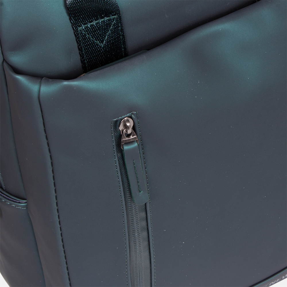 New Rebels Harper rugzak 13.3 inch dark green bij Duifhuizen