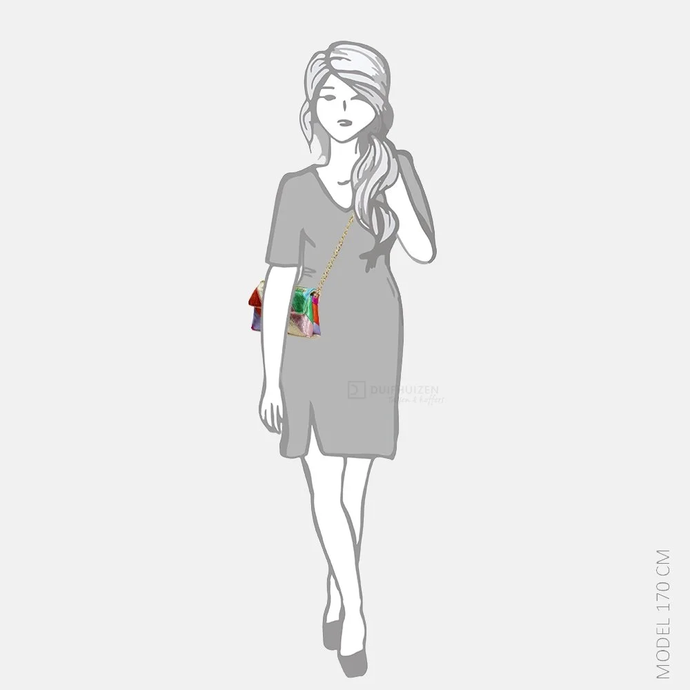 Charm London Elise crossbody tas regenboog bij Duifhuizen