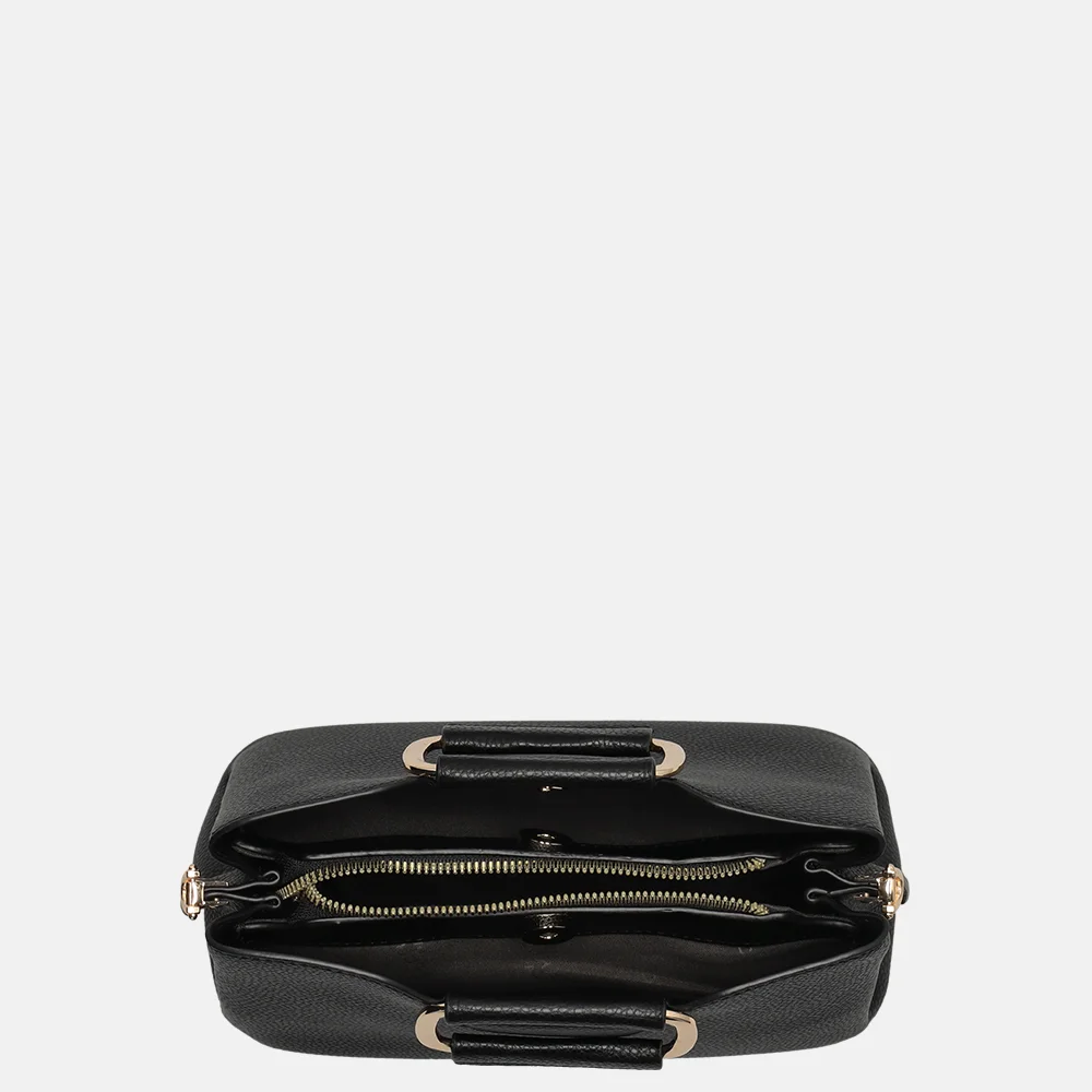 Flora & Co handtas S black bij Duifhuizen