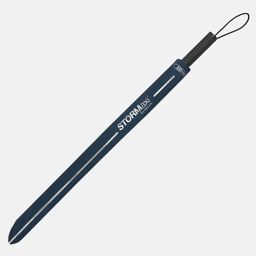 Impliva (storm)stokparaplu marine blauw bij Duifhuizen