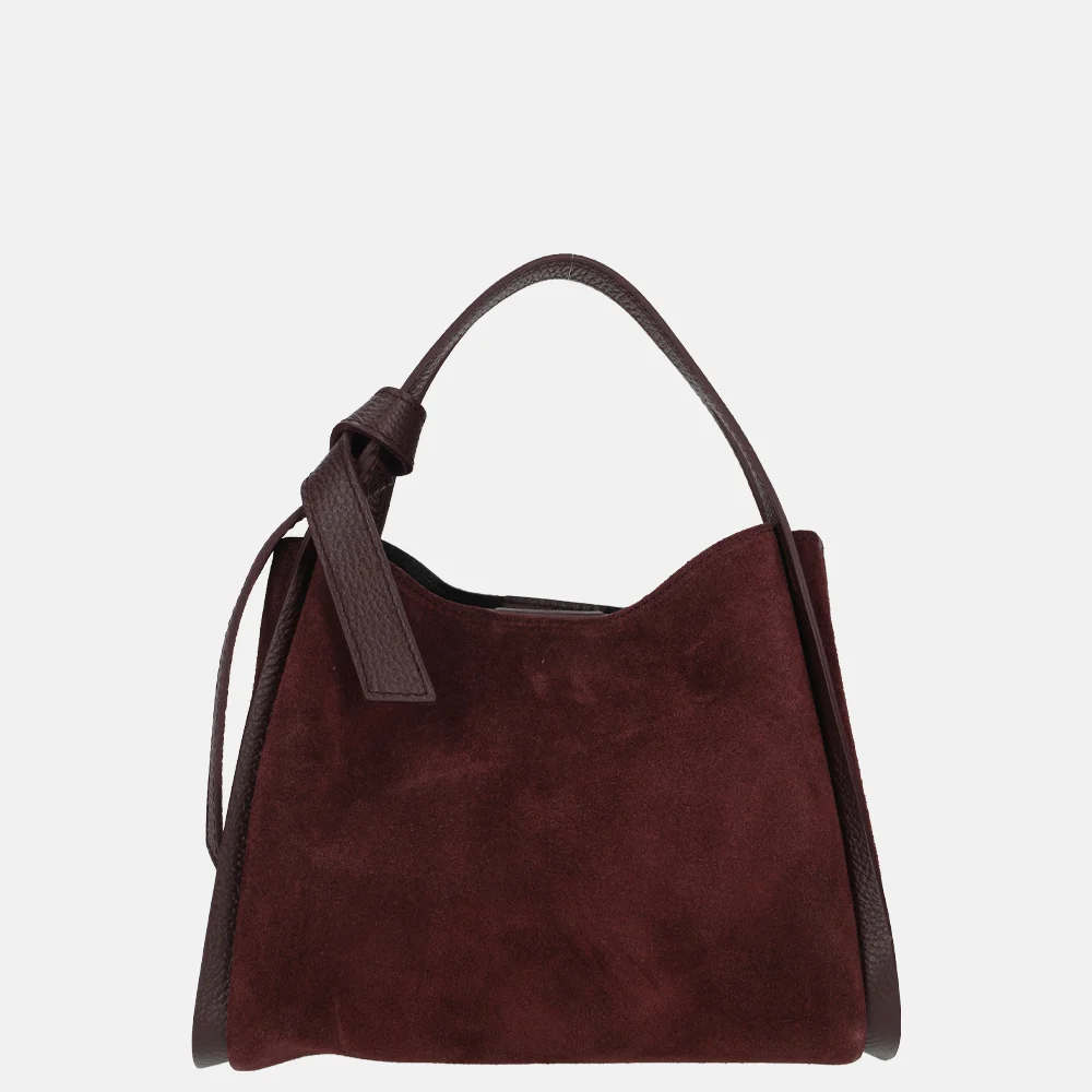 Charm London  Knott handtas S bordeaux rood bij Duifhuizen