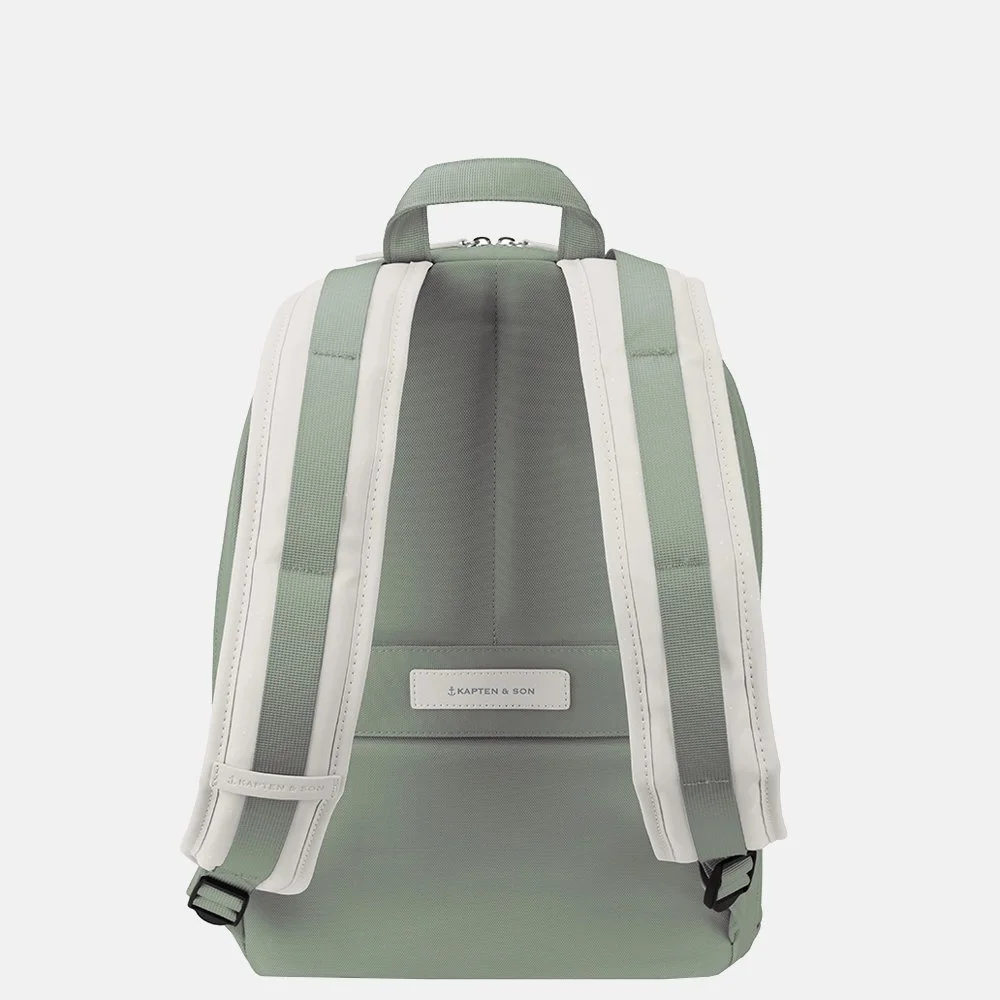 Kapten & Son Aalborg rugzak muted sage sprinkled  bij Duifhuizen