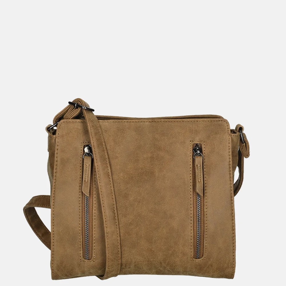 Enrico Benetti Kylie schoudertas camel