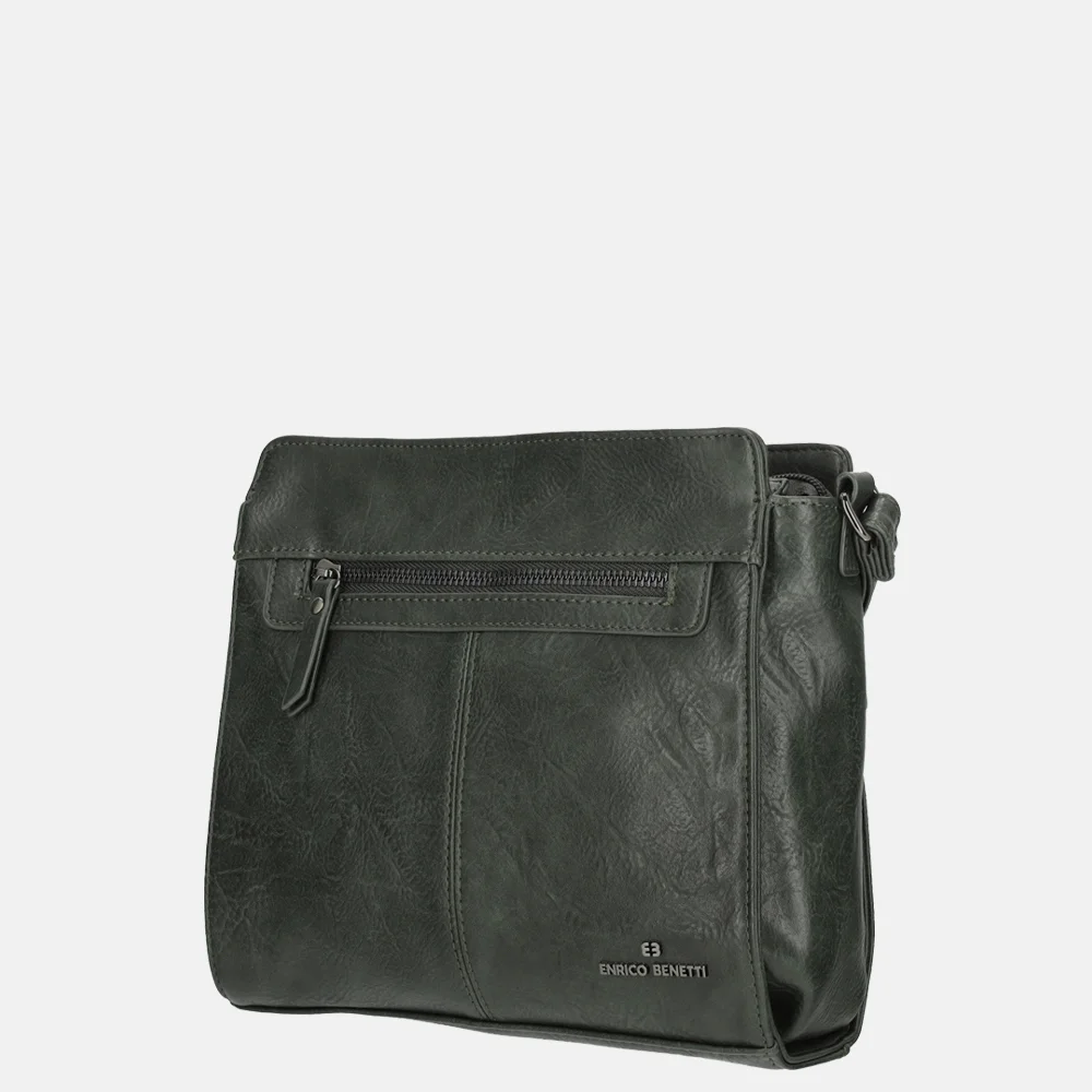 Enrico Benetti Julia crossbody tas olijfgroen bij Duifhuizen