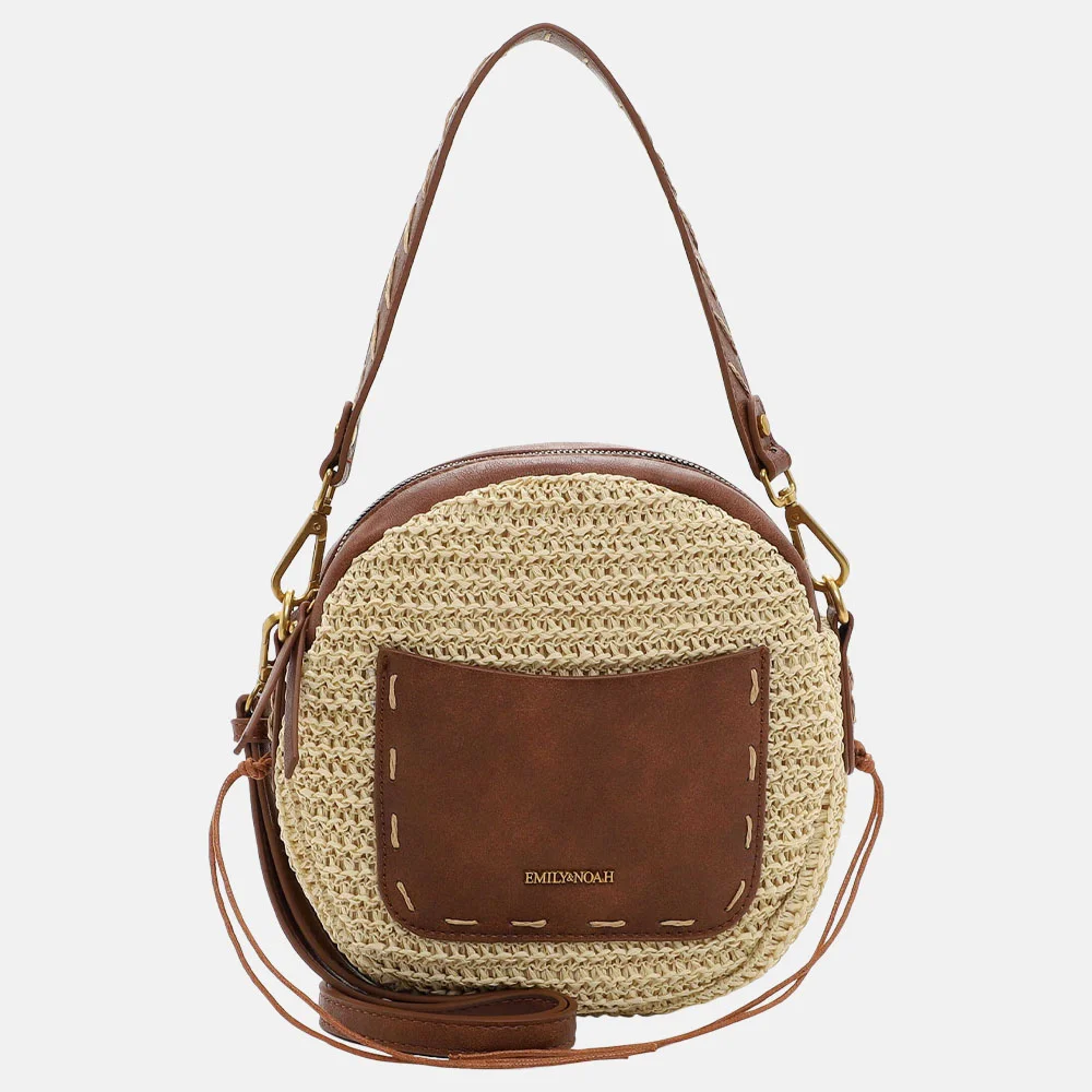 Emily & Noah Birgit crossbody tas Birgit rond sand bij Duifhuizen