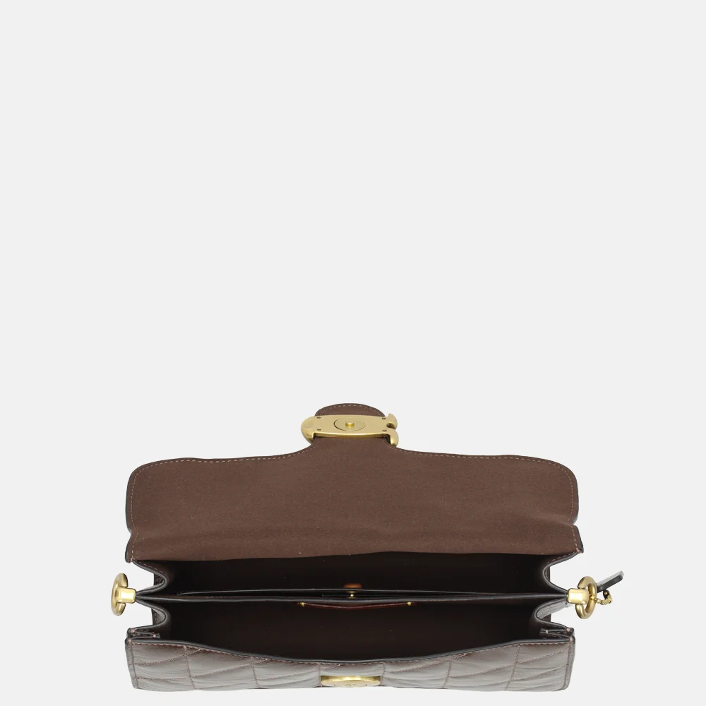 Coach Chain Quilted Tabby schoudertas glazed maple bij Duifhuizen