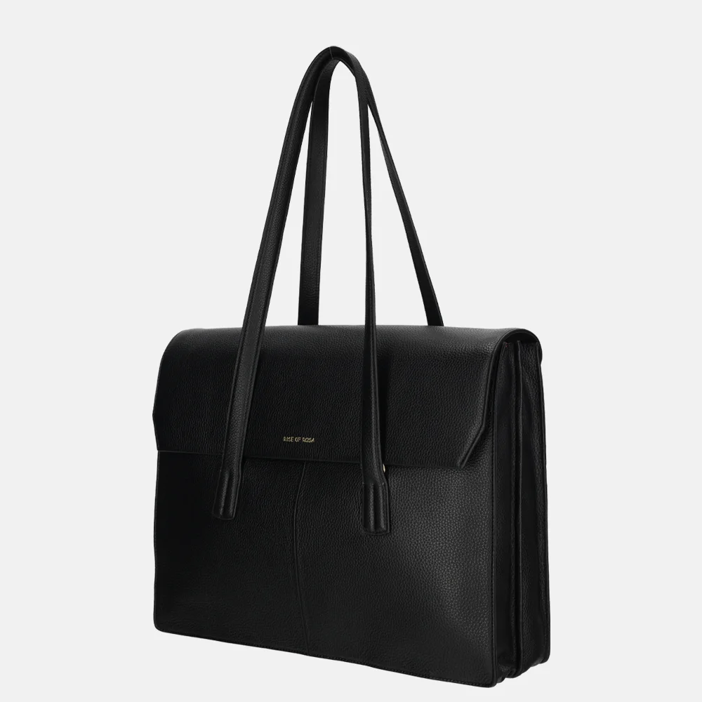 Rise of Rosa laptoptas 16 inch zwart bij Duifhuizen