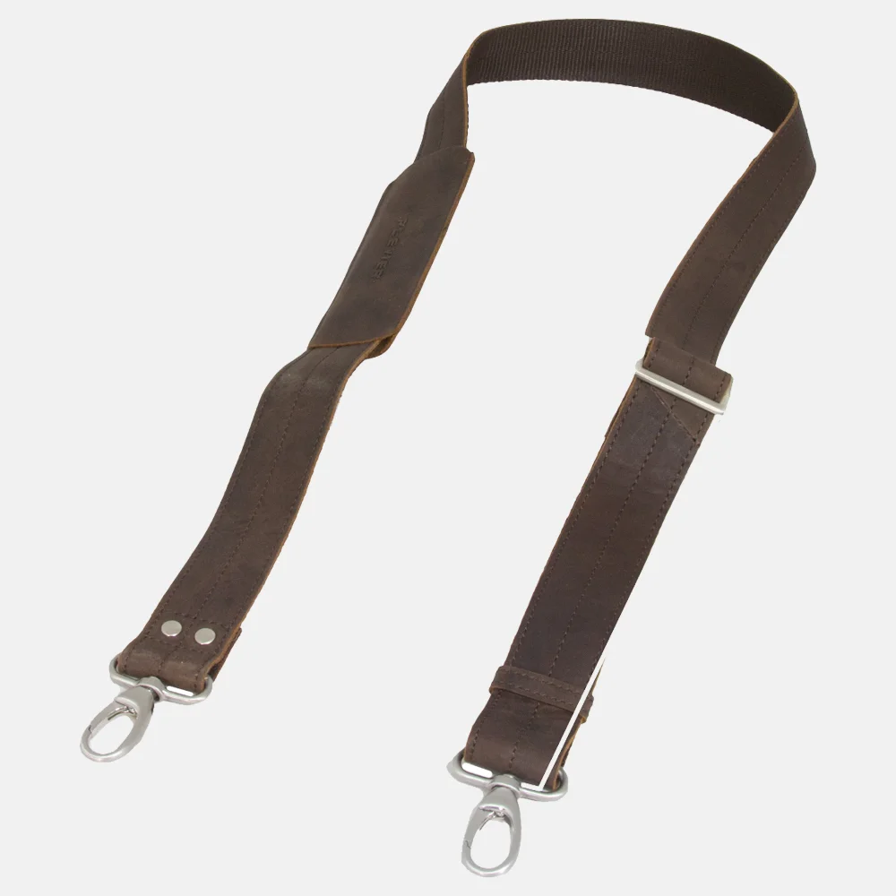 Plevier Colmar laptoptas 15 inch donkerbruin bij Duifhuizen