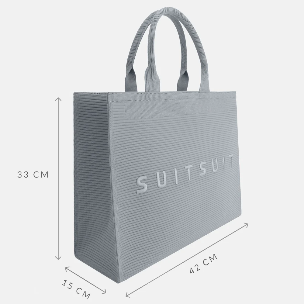 SUITSUIT Fusion reistas/shopper frosted grey bij Duifhuizen