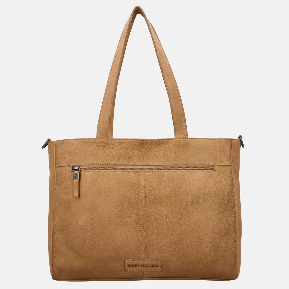 Hide & Stitches Inspired shopper zand bij Duifhuizen