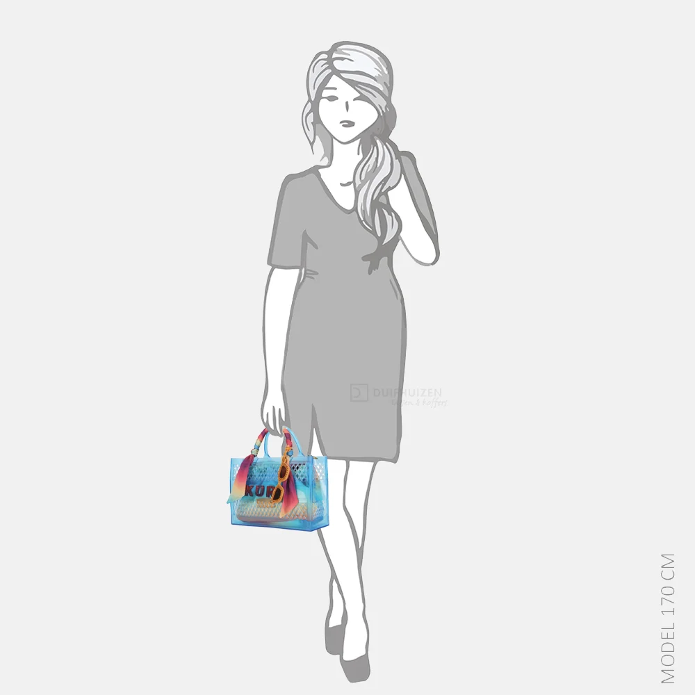 Kurt Geiger Gelly handtas blauw bij Duifhuizen