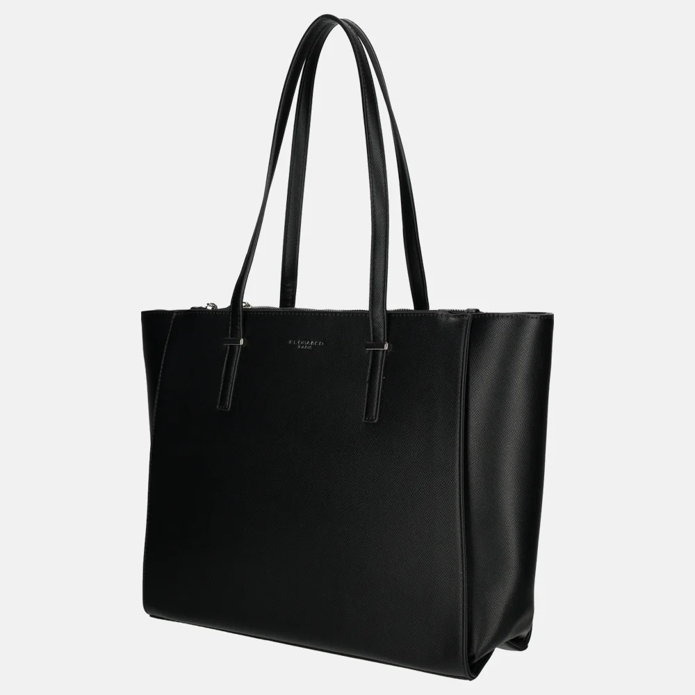 Flora & Co shopper black bij Duifhuizen