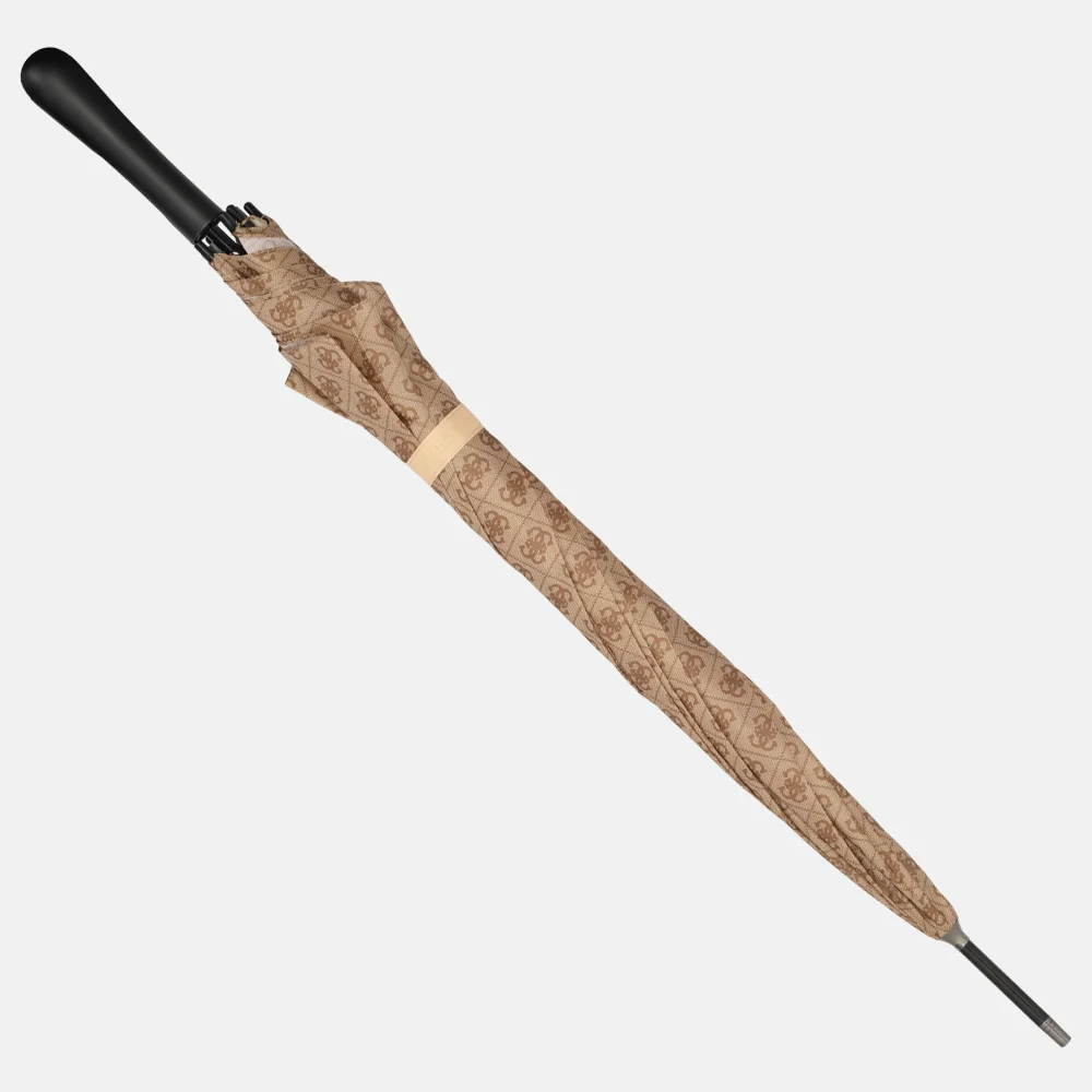 Guess stokparaplu logo latte logo bij Duifhuizen