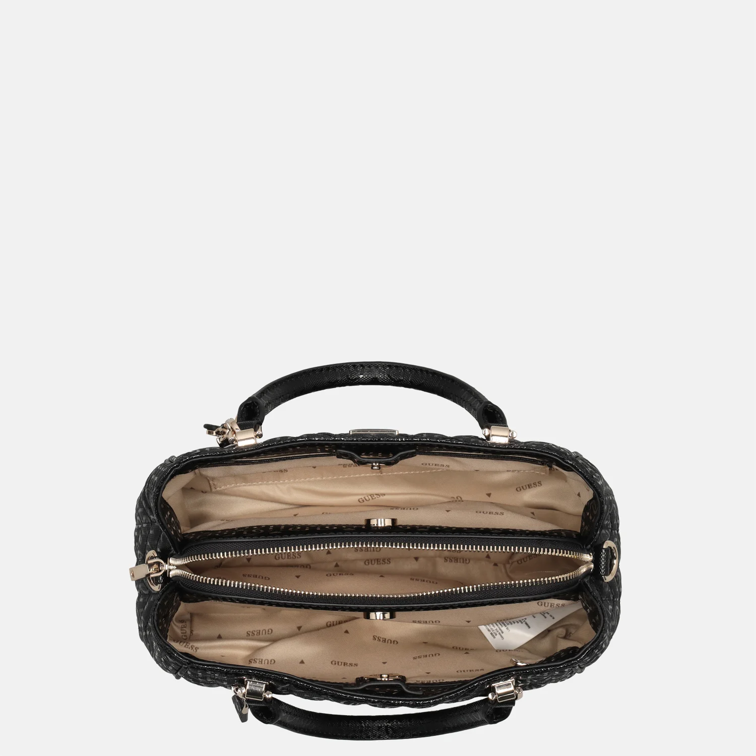 Guess Stacey girlfriend handtas M black bij Duifhuizen