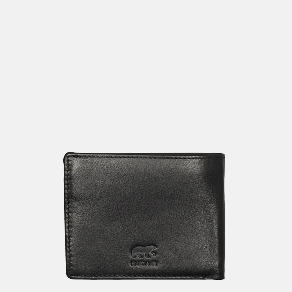 Bear Design billfold zwart bij Duifhuizen