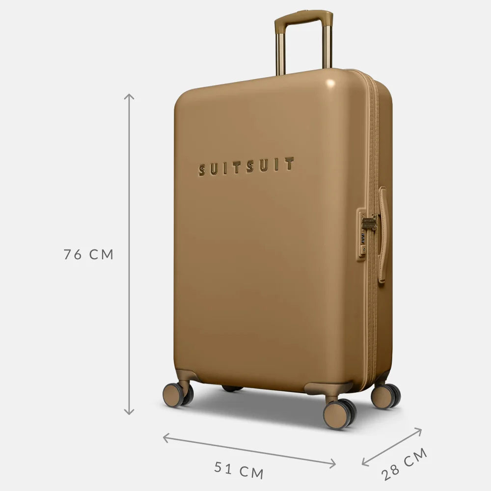 Suitsuit Fusion reiskoffer 76 cm iced coffee bij Duifhuizen