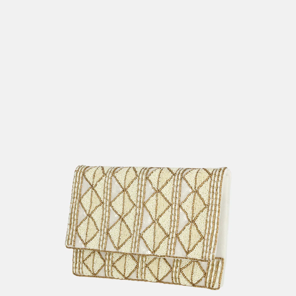 Bulaggi clutch kraaltjes ecru bij Duifhuizen