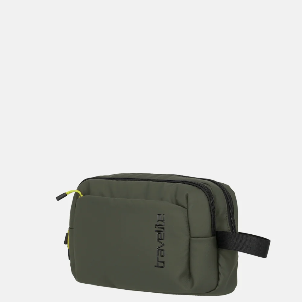 Travelite Briize toilettas khaki bij Duifhuizen