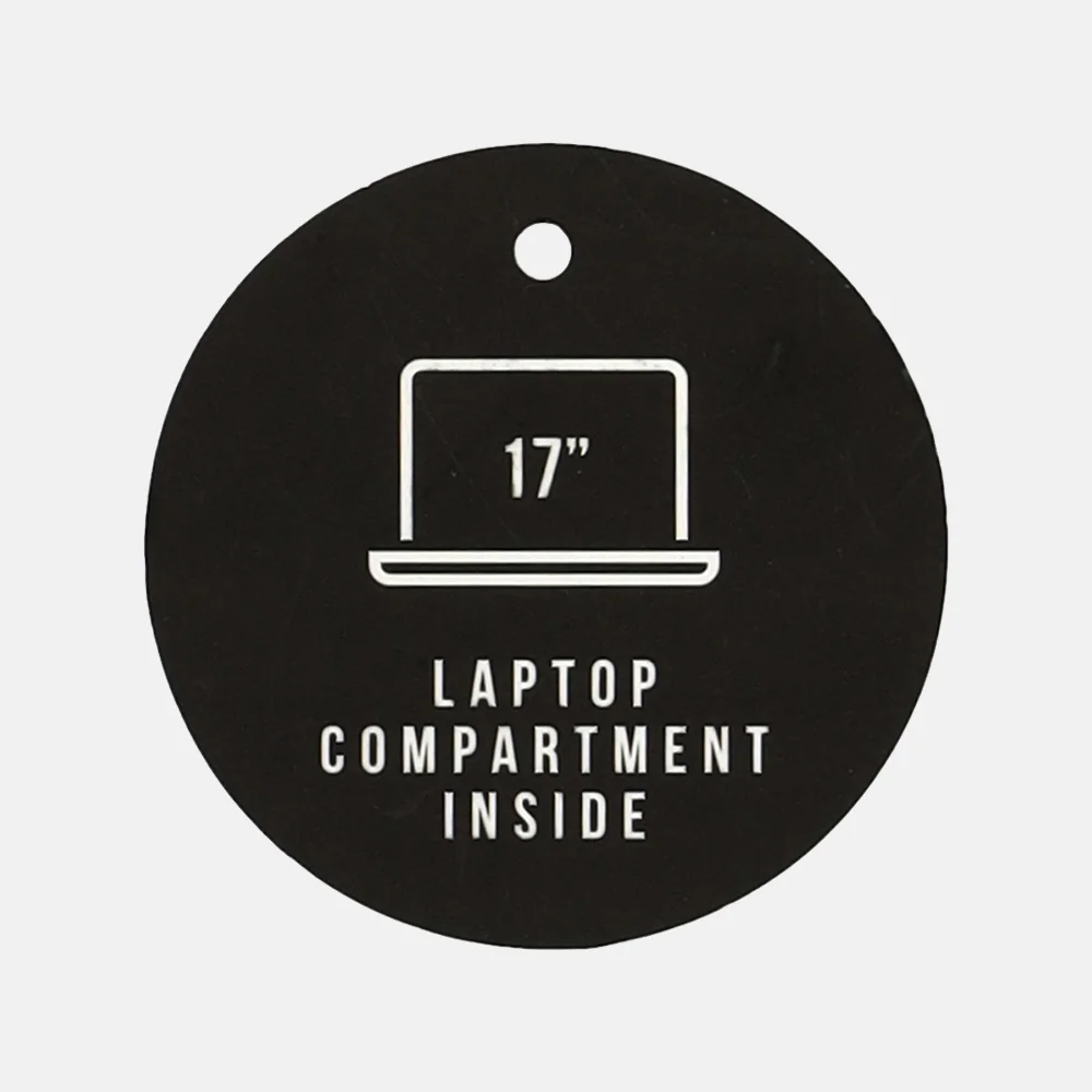 Enrico Benetti Innsbruck laptoprugzak 17 inch zwart bij Duifhuizen