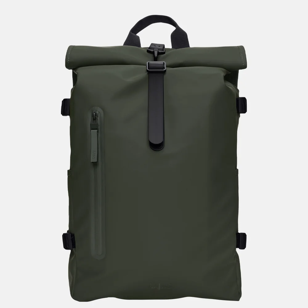 Rains Rolltop rugzak large 15 inch green