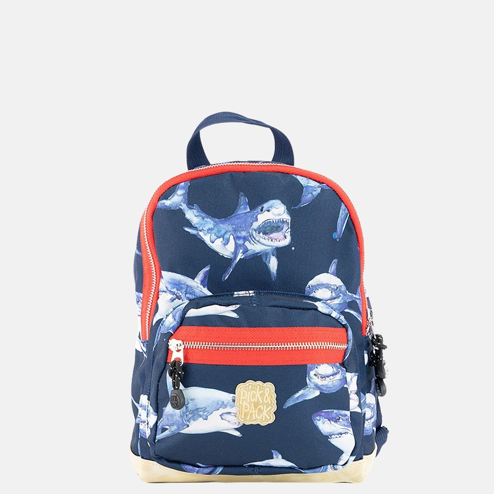 Pick & Pack Shark kinderrugzak S navy bij Duifhuizen
