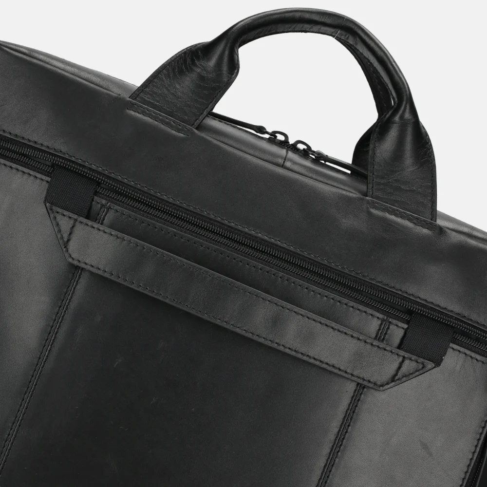 Jost Aarhus laptoptas 15 inch black bij Duifhuizen