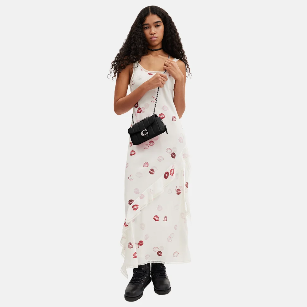 Coach Tabby Quilted crossbody tas 20' black bij Duifhuizen