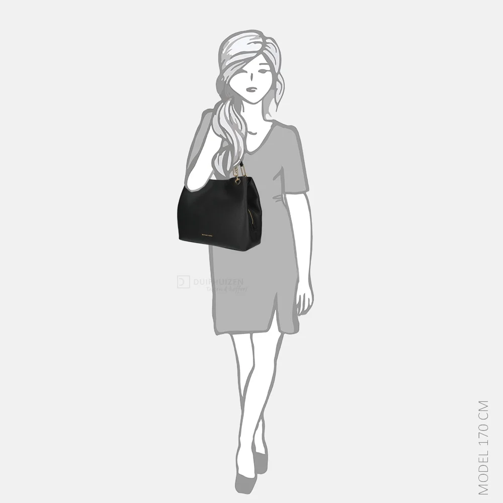Michael Kors Kensington schoudertas L black bij Duifhuizen