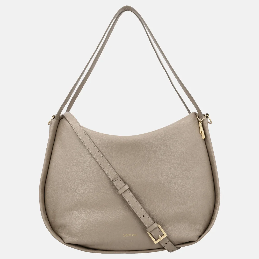 Loulou Essentiels Lou schoudertas soft sepia