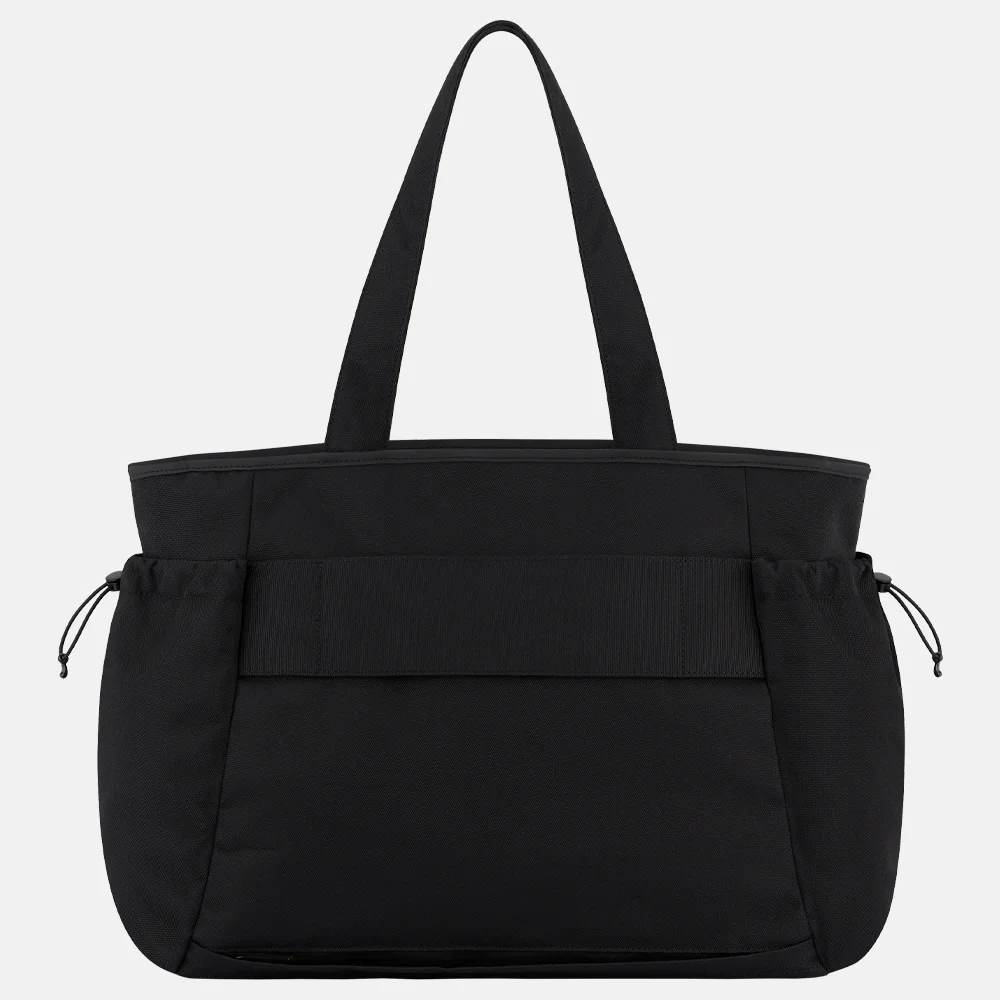 Kapten & Son Hellvi shopper/weekendtas all black bij Duifhuizen