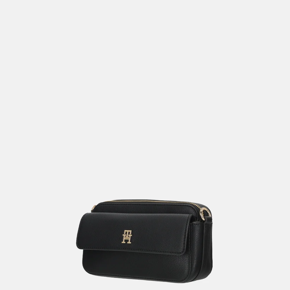 Tommy Hilfiger Icon crossbody tas black bij Duifhuizen